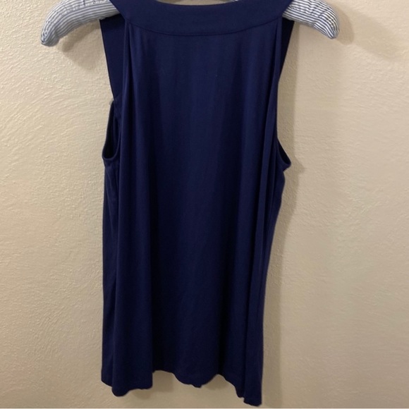 Boston Proper beautifully jeweled and flowy tank top retail $69 - Picture 3 of 3